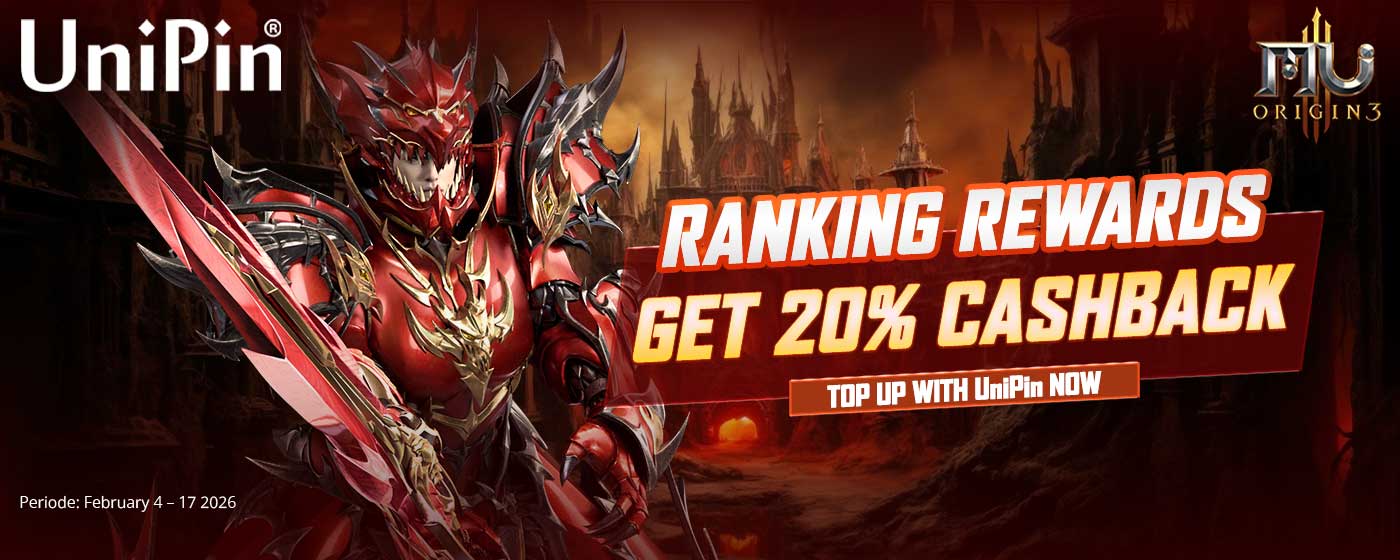 Enjoy Up to 20% Cashback on MU Origin 3 Top-Ups – Wings Evolution Event (US)